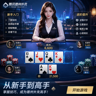 腾讯德州扑克：从新手到高手的实用指南