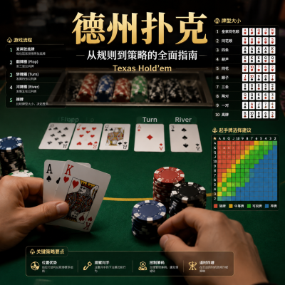 德州扑克牌入门与进阶：从规则到策略的全面指南