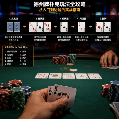 德州牌扑克的玩法全攻略：从入门到进阶的实战指南