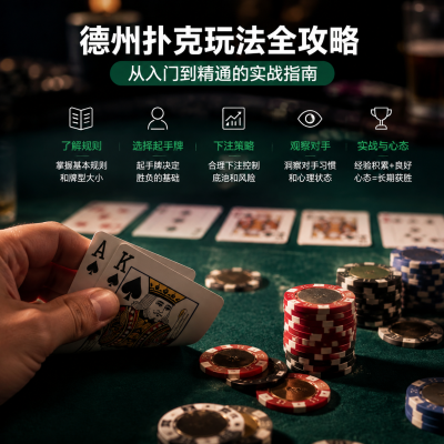 德州扑克玩法全攻略：从入门到精通的实战指南