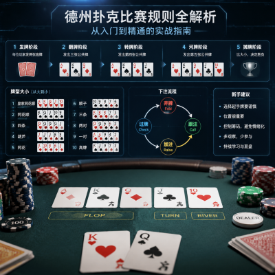 德州扑克比赛规则全解析：从入门到精通的实战指南